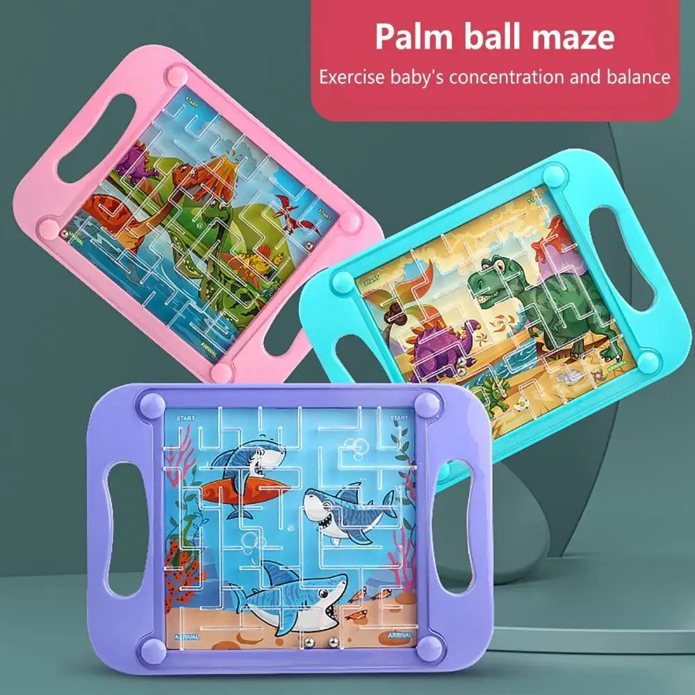 Gravity Balance 3D Maze Ball Sequential Puzzle Toy for Kids Montessori Early Education Adult Challenge Game Mental Training Laby