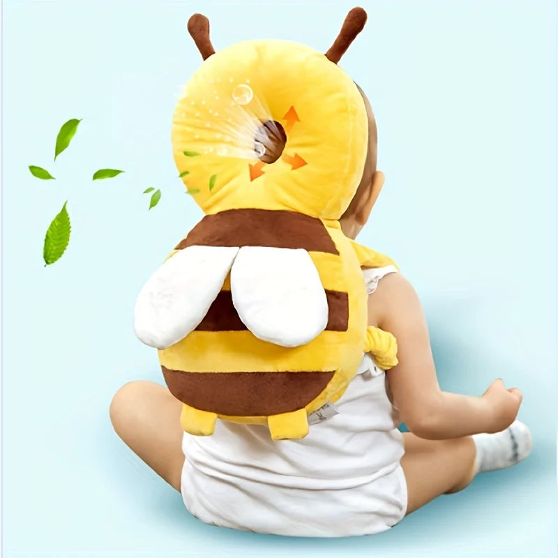 Little Bee Baby Head Protection Pillow - Breathable anti fall hat suitable for young children's head protection, Christmas gift